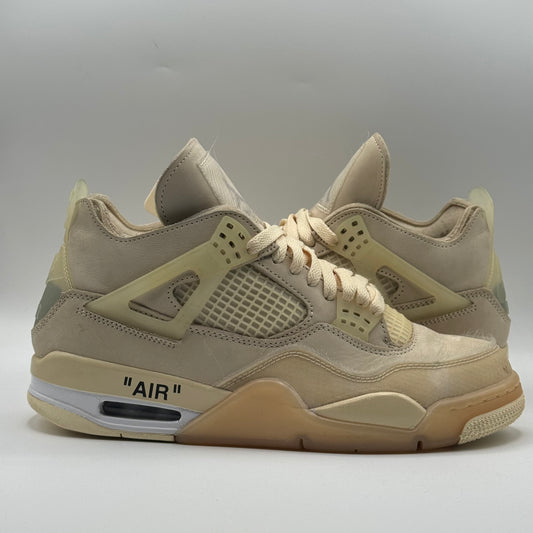 (USED) Jordan 4 Off-White Sail Size 10.5W/9M