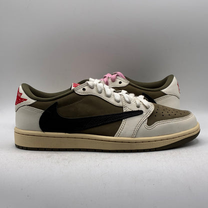 (USED REP BOX) Jordan 1 Low Travis Scott Medium Olive Size 7.5