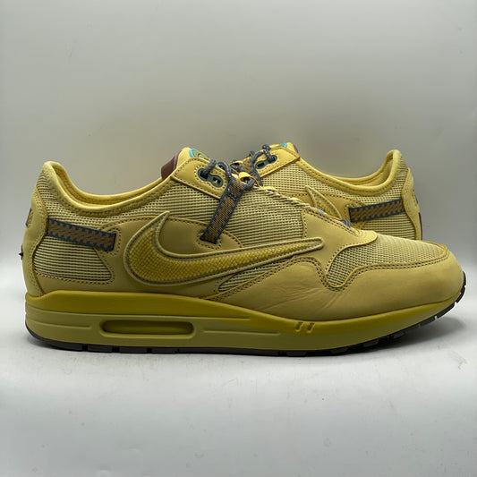 (USED) Nike Air Max 1 Travis Scott Cactus Jack Saturn Gold Size 14