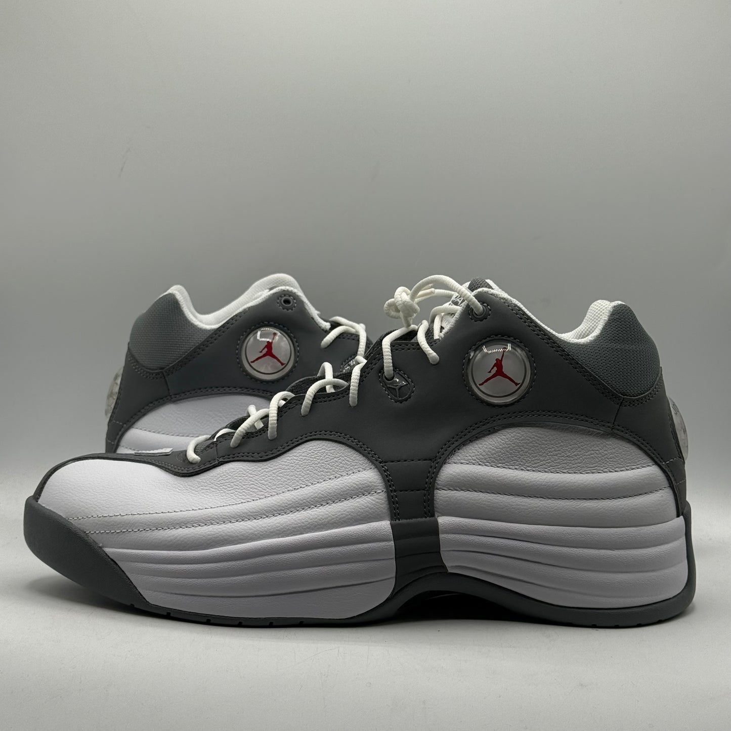 Air Jordan Jumpman Team 1 White Red Grey Size 11.5