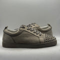 (USED NO BOX) Christian Louboutin Louis Jr Spikes Orlato Grey Size 47