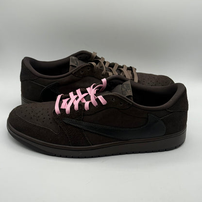 (USED) Travis Jordan 1 Low Velvet Brown Size 12