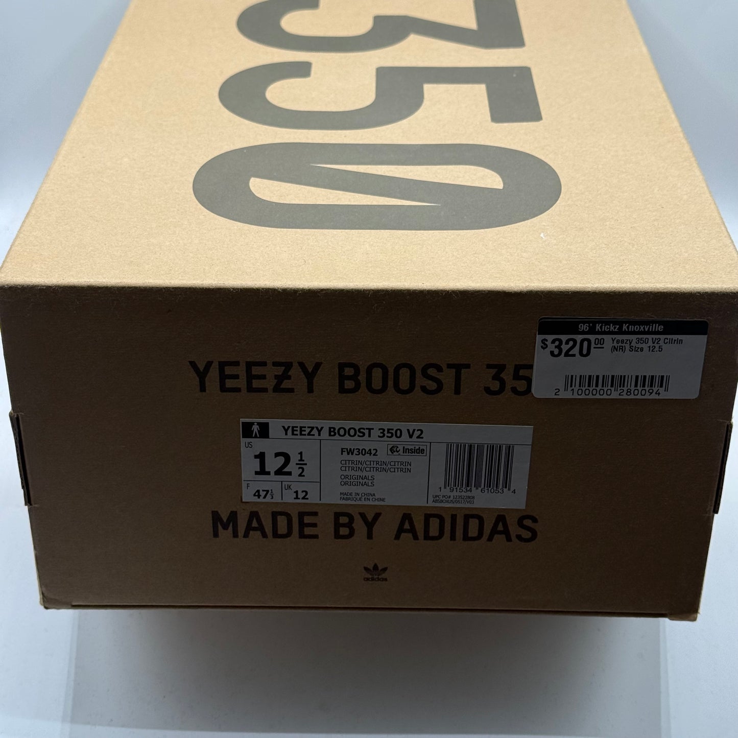 (Used) Yeezy 350 Citrin Size 12.5