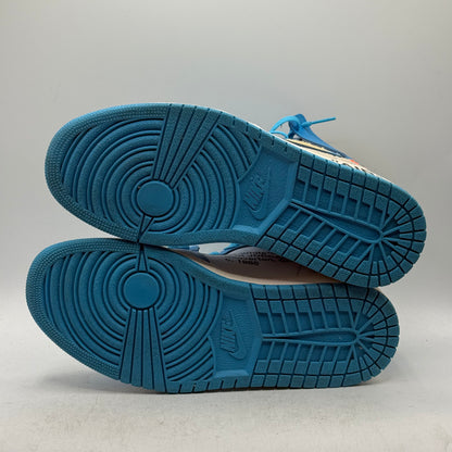 (USED NO BOX) Jordan 1 High Off-White University Blue Size 8
