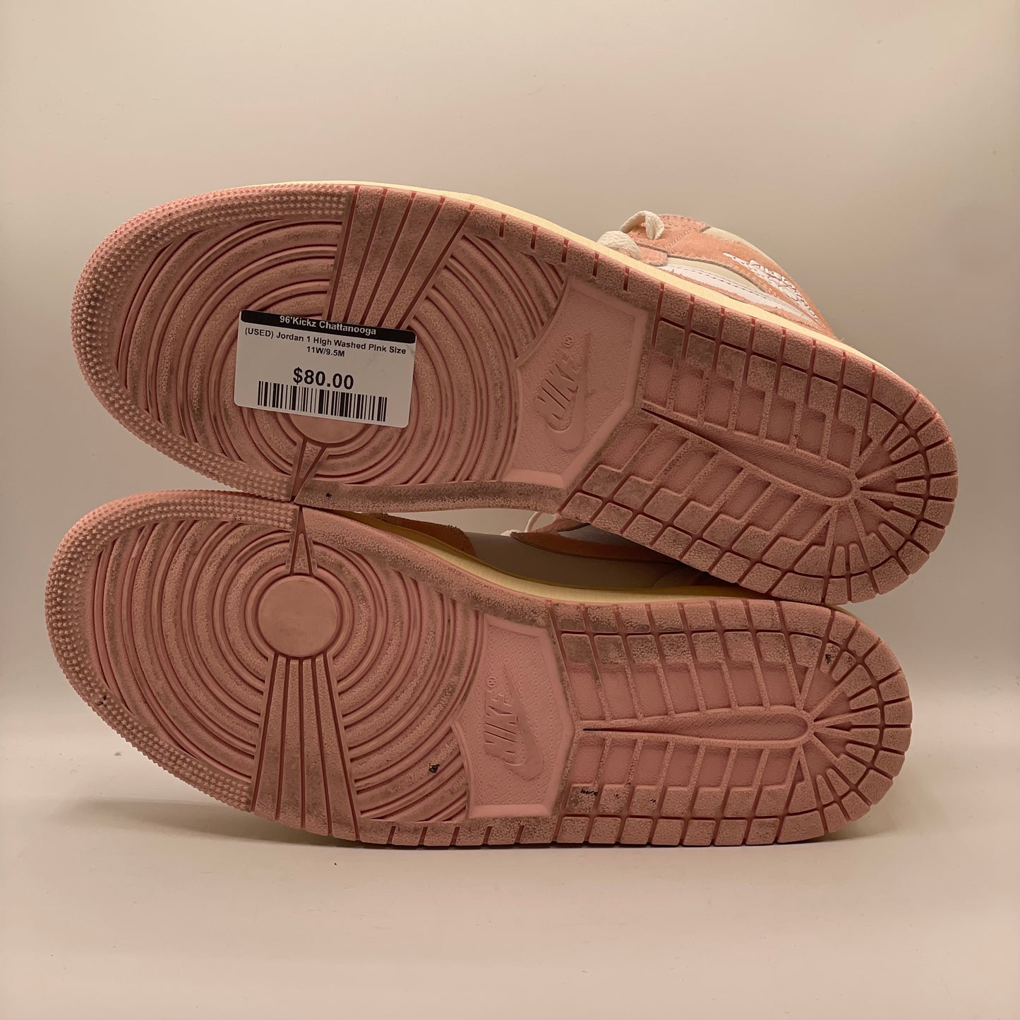 (USED) Jordan 1 High Washed Pink Size 11W/9.5M