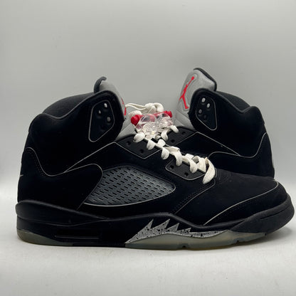 (USED NO BOX) Jordan 5 Black Metallic Reimagined Size 9.5