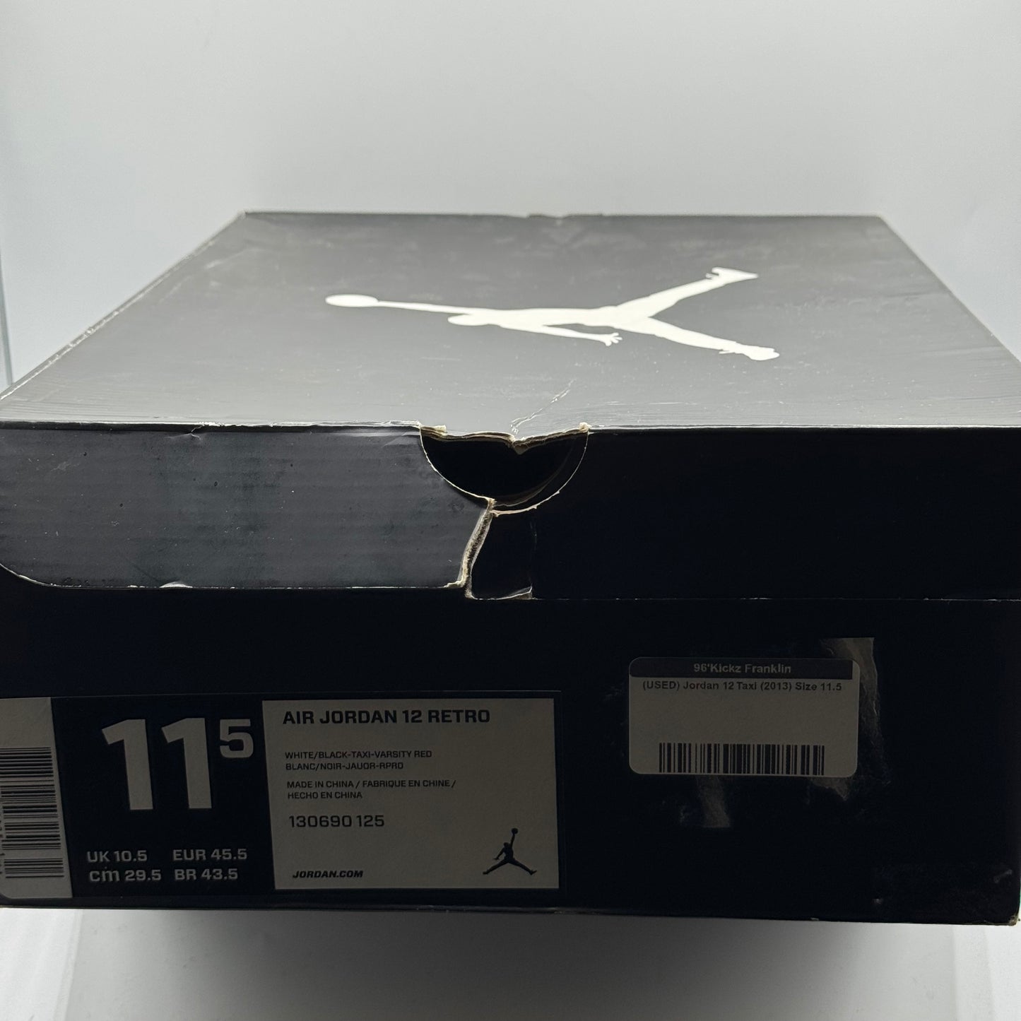 (USED) Jordan 12 Taxi (2013) Size 11.5