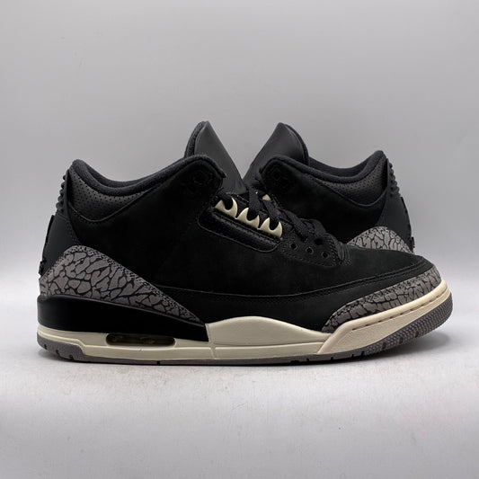 (USED NO BOX) Jordan 3 Off Noir (W) Size 11W/9.5M