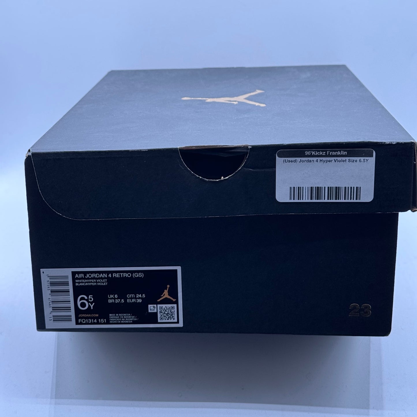 (Used) Jordan 4 Hyper Violet Size 6.5Y