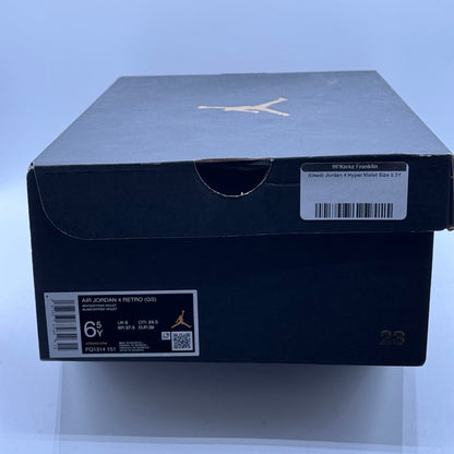 (Used) Jordan 4 Hyper Violet Size 6.5Y