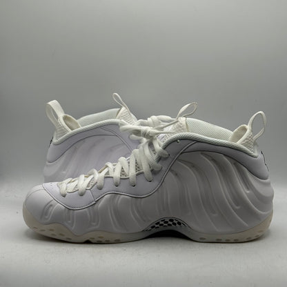 (Worn 1X) Nike Air Foamposite One Triple White Size 9