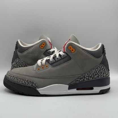 (Used No Box) Jordan 3 Cool Grey Size 9.5