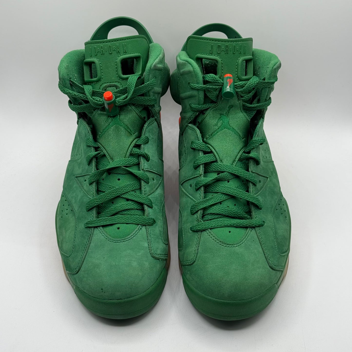 (USED) Jordan 6 Gatorade Green Size 12