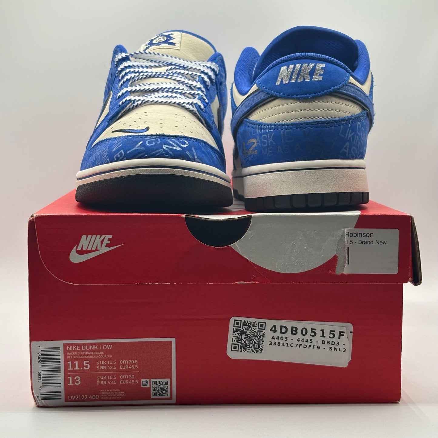 (Used) Nike Dunk Low Jackie Robinson Size 11.5