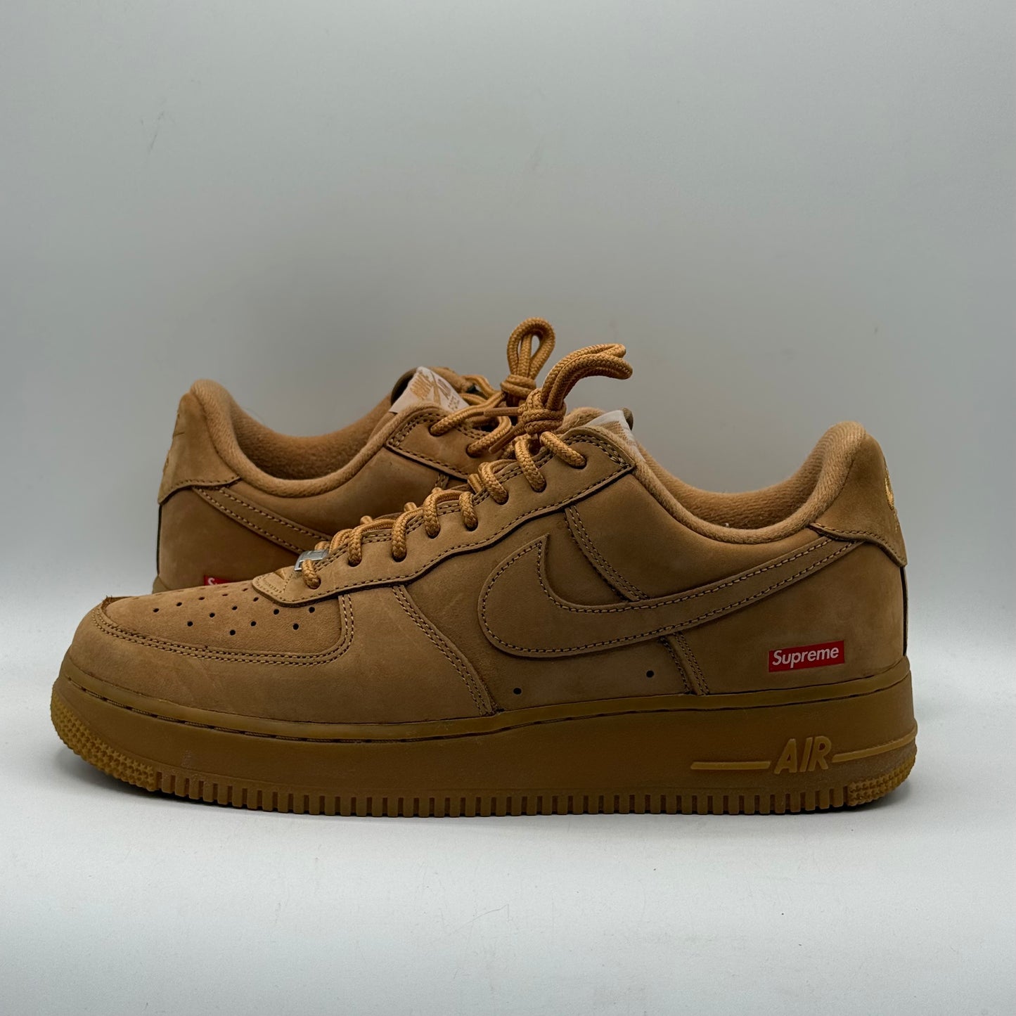 (Used) Nike Air Force 1 Supreme Wheat Size 9