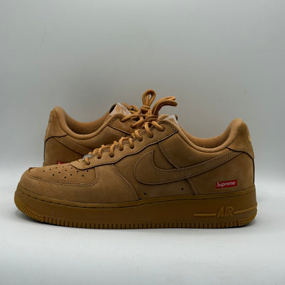 (Used) Nike Air Force 1 Supreme Wheat Size 9