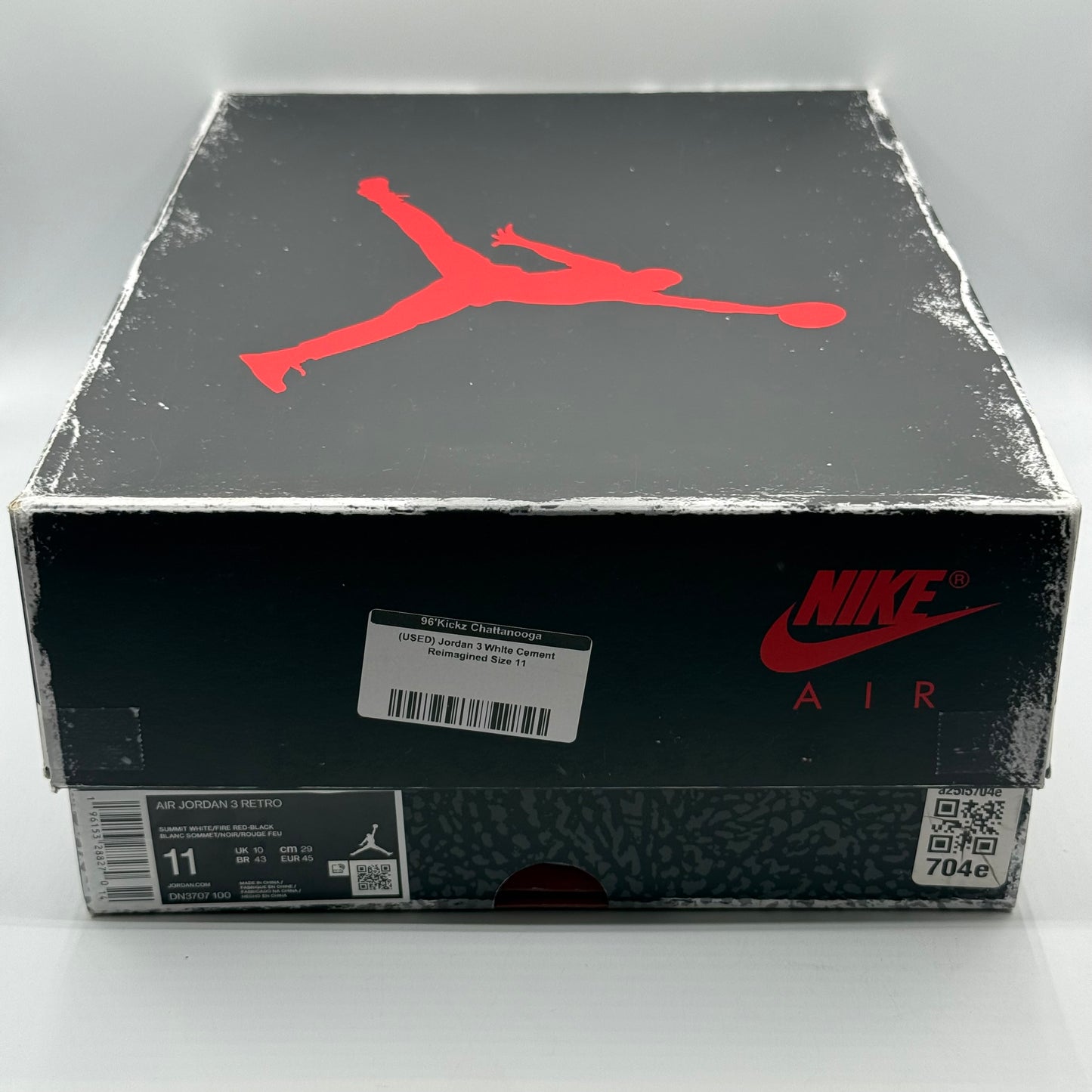 (USED) Jordan 3 White Cement Reimagined Size 11
