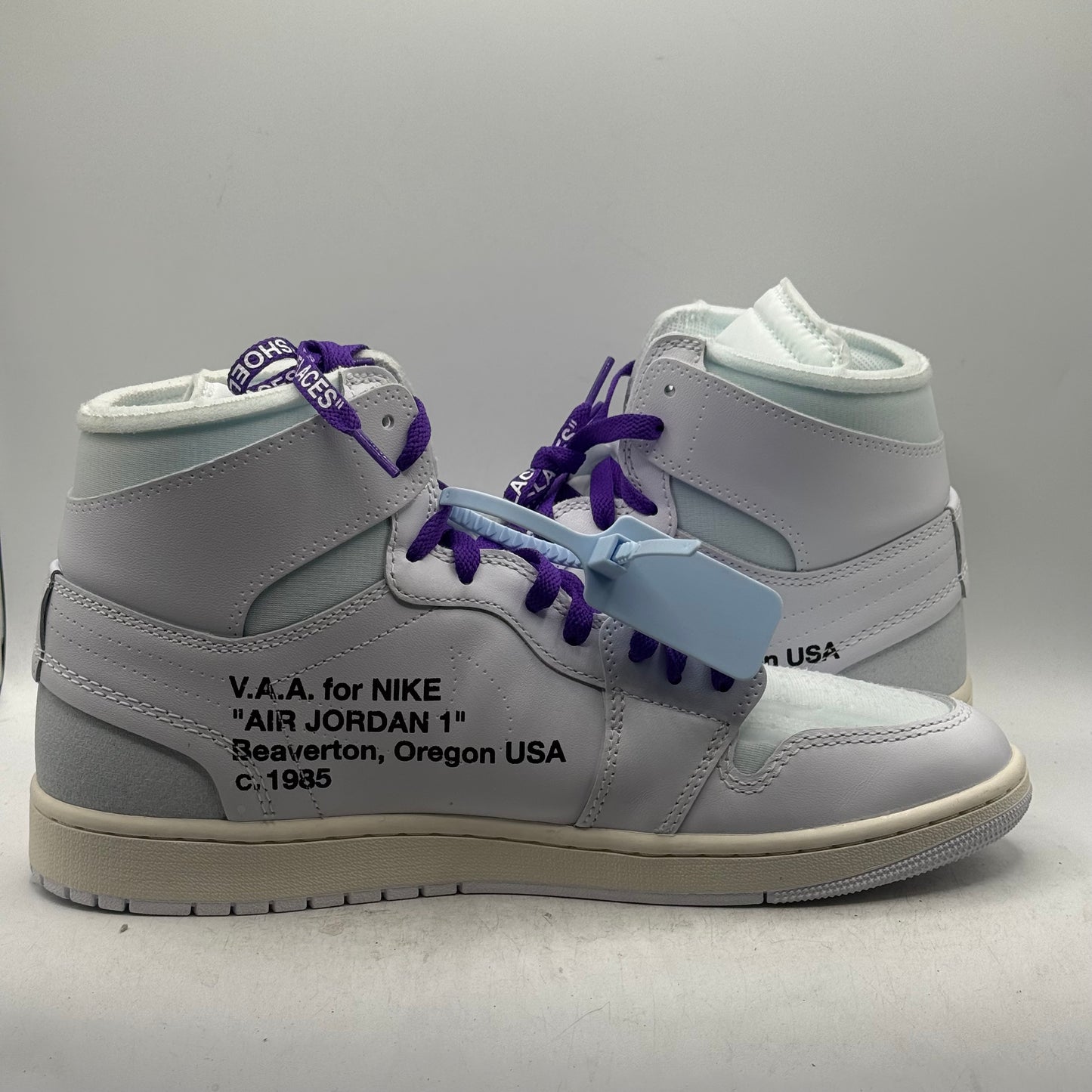 (Worn 1X) Jordan 1 High Virgil Abloh Alaska Size 12