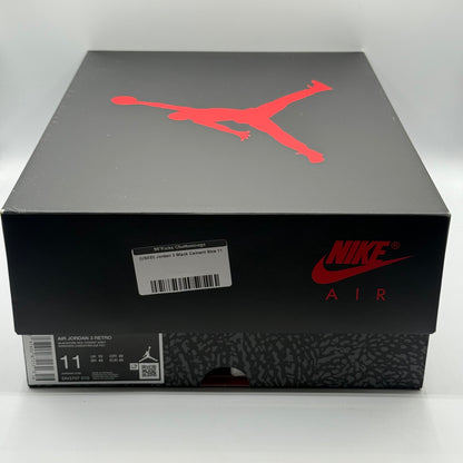 (USED) Jordan 3 Black Cement Size 11