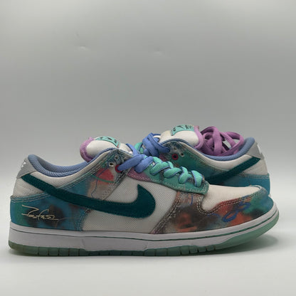 (Used No Box) Nike SB Dunk Low Futura Lab Bleached Aqua Size 8
