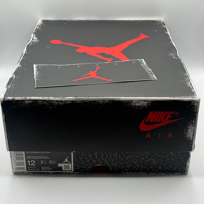 (USED) Jordan 3 White Cement Reimagined Size 12