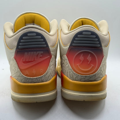 (Used No Box) Jordan 3 J Balvin Sunset Medallion Size 11