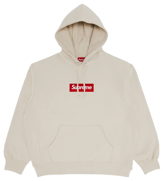 Supreme Box Logo Hooded Sweatshirt Stone (FW24)