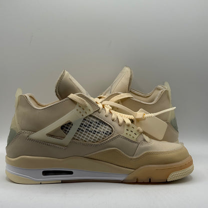 (USED) Jordan 4 Off-White Sail Size 10.5W/9M