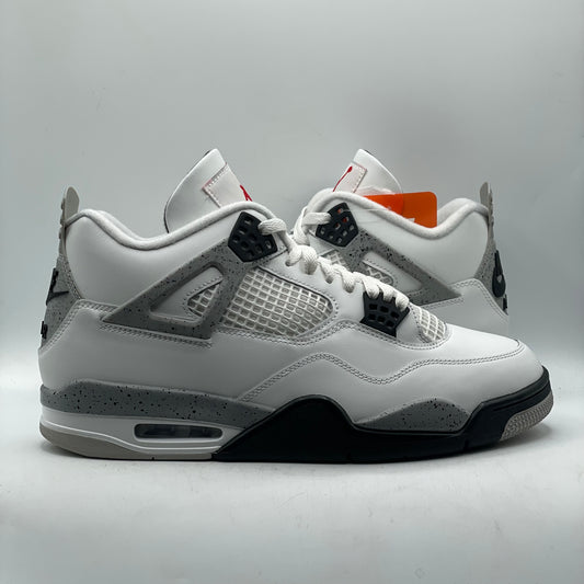 (USED) Jordan 4 White Cement (2025) Size 11.5