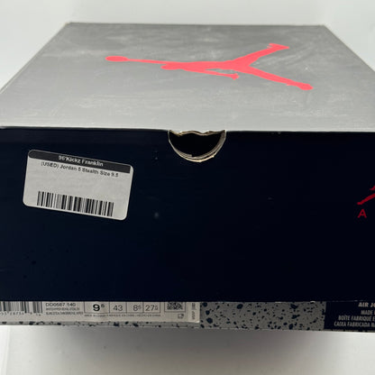 (USED) Jordan 5 Stealth Size 9.5