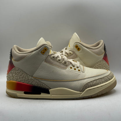 (Used No Box) Jordan 3 J Balvin Sunset Medallion Size 11