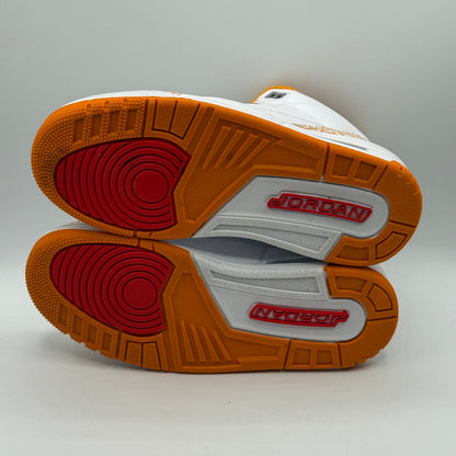 (USED) Jordan 3 Orange Citrus Size 6.5W/5Y