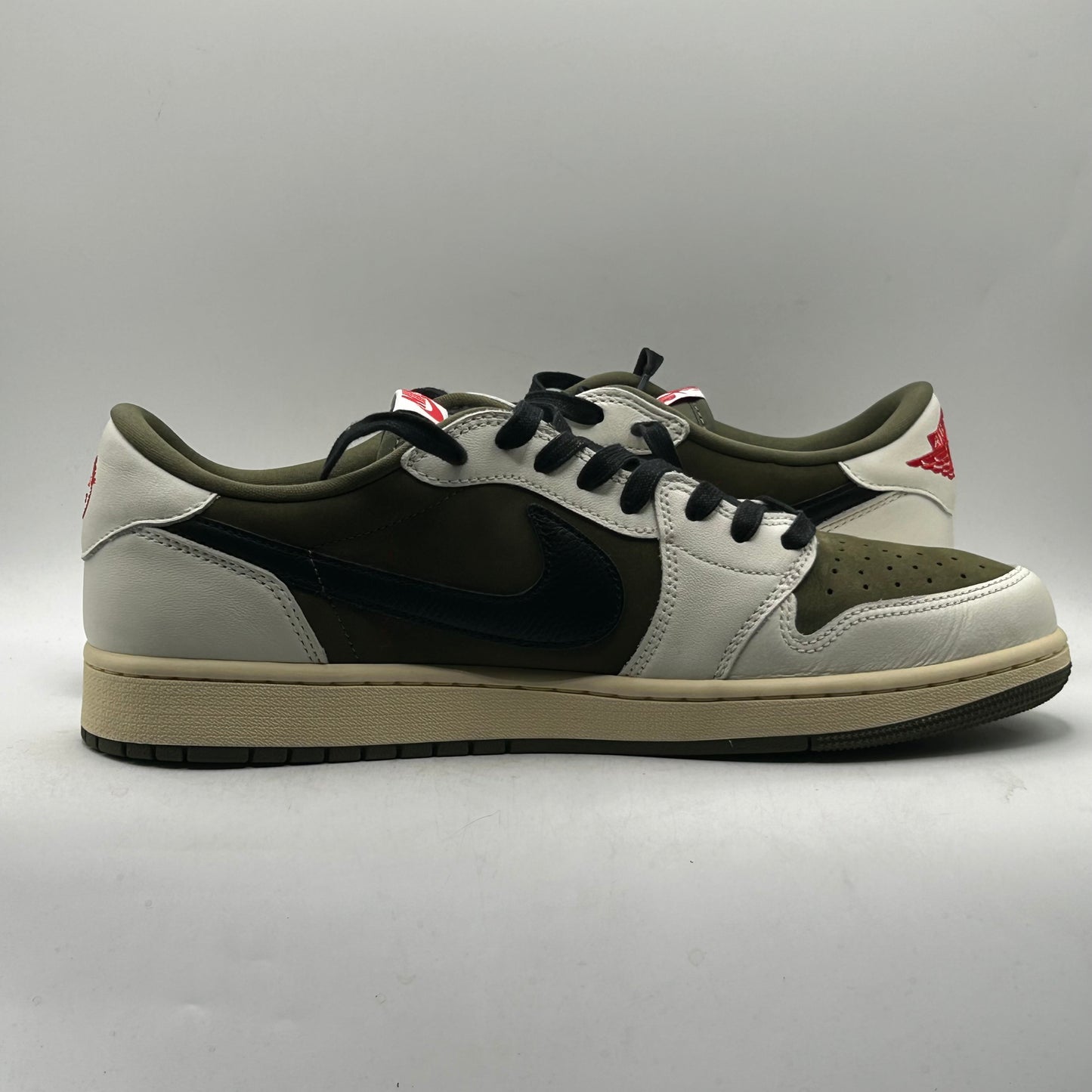 (USED) Jordan 1 Low Travis Scott Medium Olive Size 12