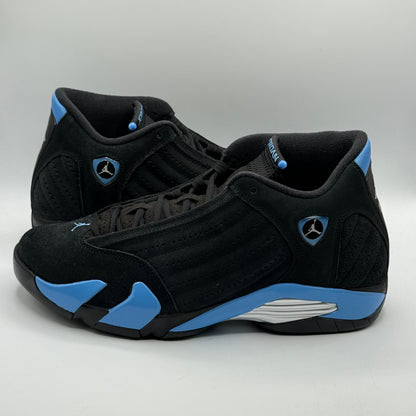 (USED) Jordan 14 Black University Blue Size 11