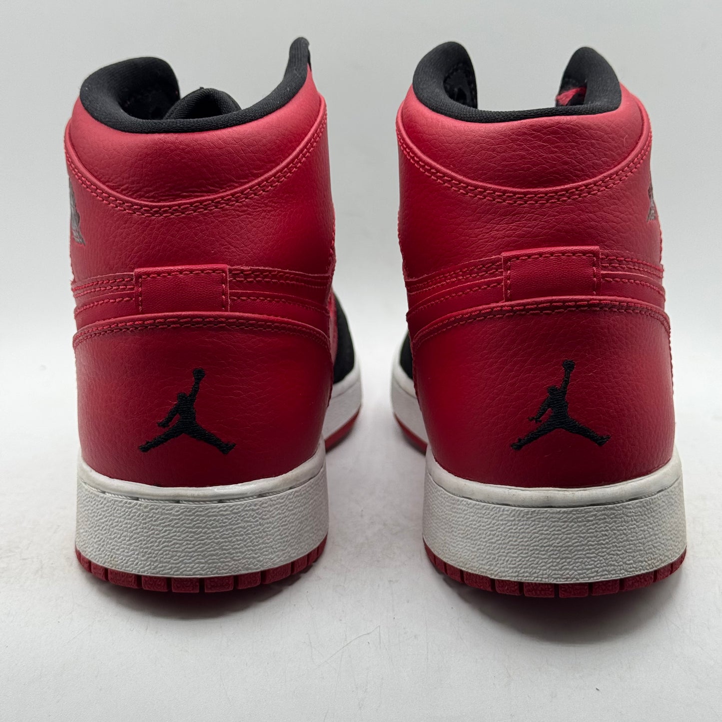 (Used No Box) Jordan 1 High BG Red/Black Size 6Y