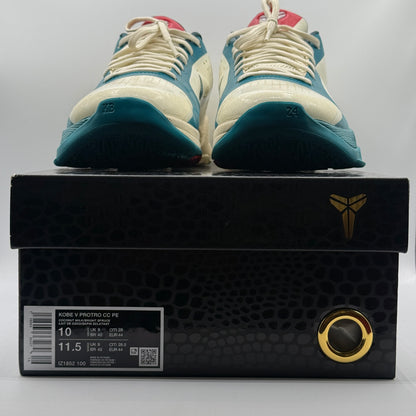 (USED) Kobe V Protro Caitlin Calrk Coconut Milk Size 10