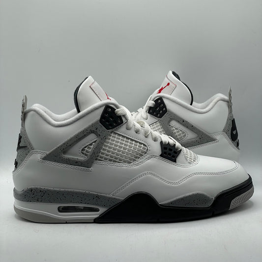 (USED) Jordan 4 White Cement (2025) Size 11