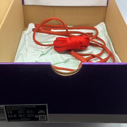 (USED) Nike SB Dunk Low Mystic Red Rosewood Size 13
