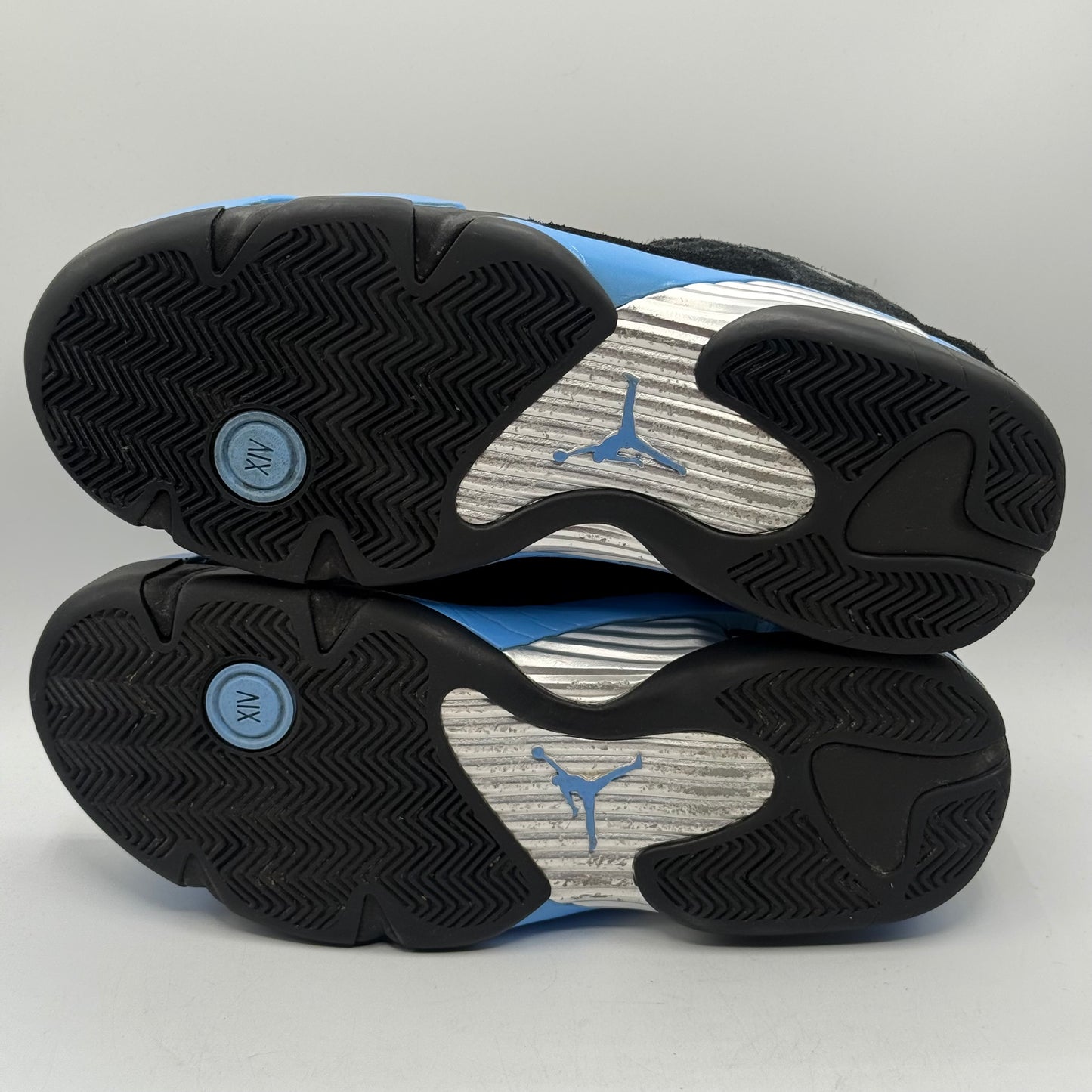 (USED) Jordan 14 Black University Blue Size 11.5