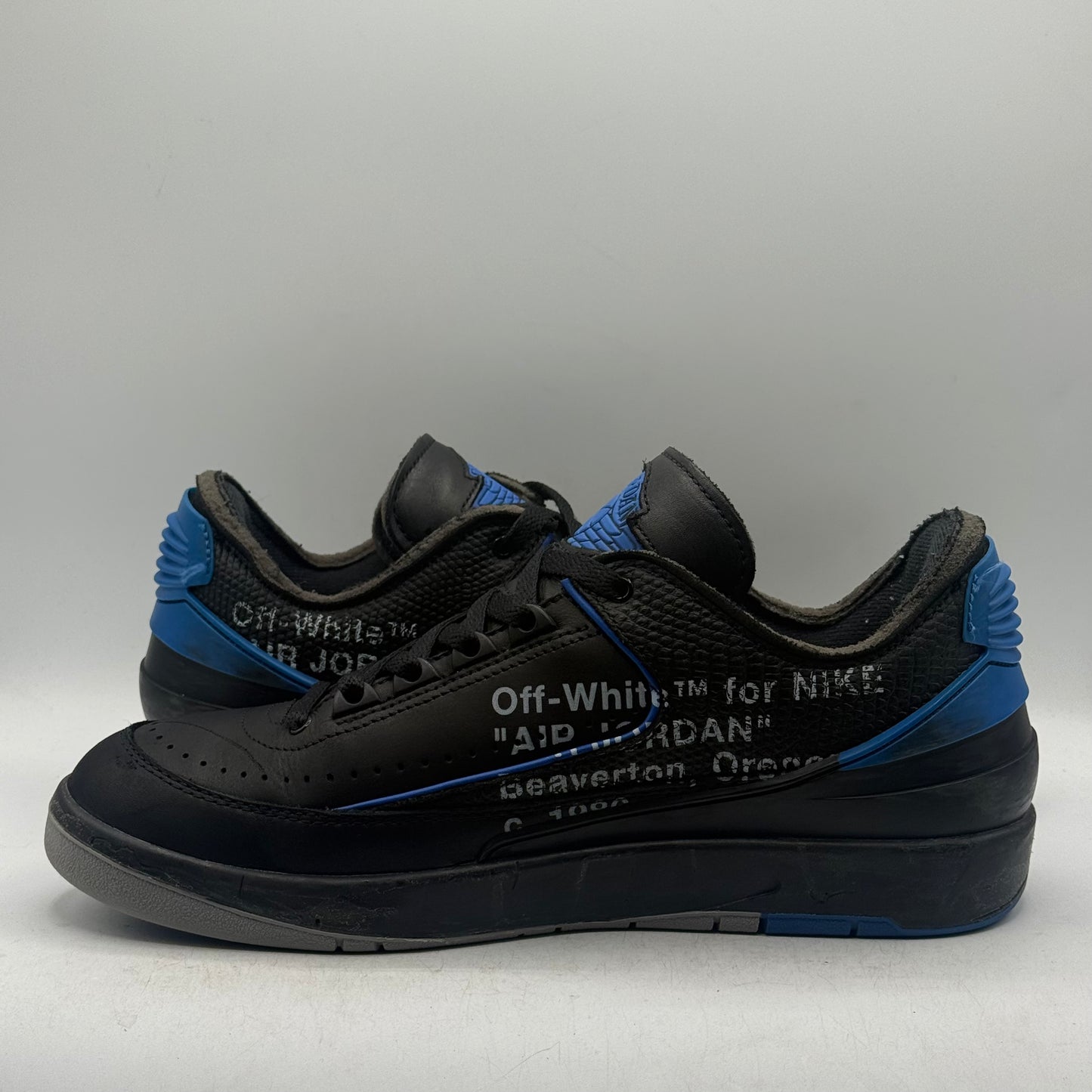 (Used) Jordan 2 Low Off-White Black Size 9