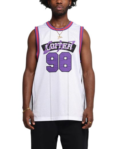 Loiter Midway Jersey White/Purple
