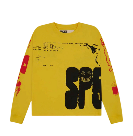 Sp5der Yellow X Ray Long Sleeve
