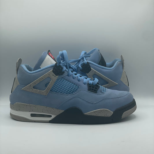 (USED) Jordan 4 University Blue Size 10.5