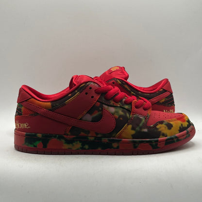 (USED) Nike SB Dunk Low Wizard of Oz Poppy Field Size 9.5