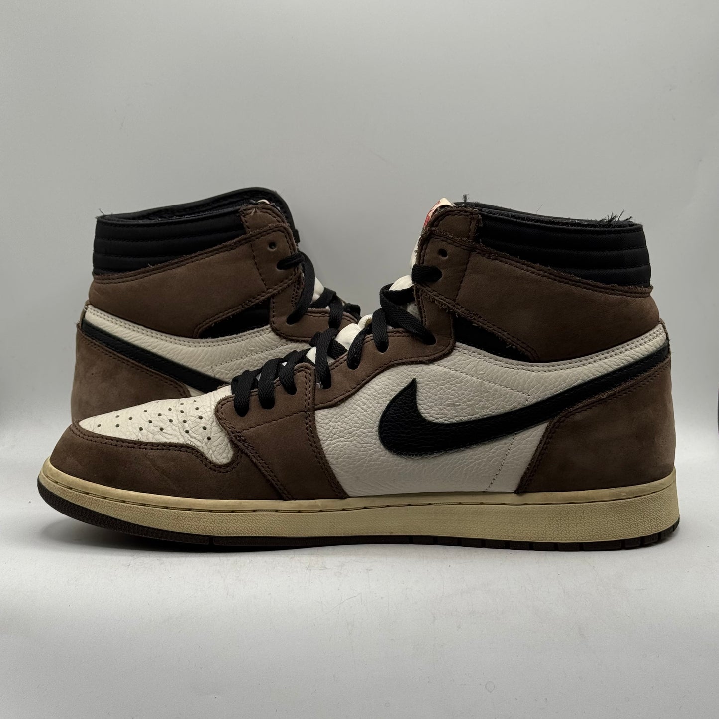 (Used) Jordan 1 High Travis Scott Mocha Size 14