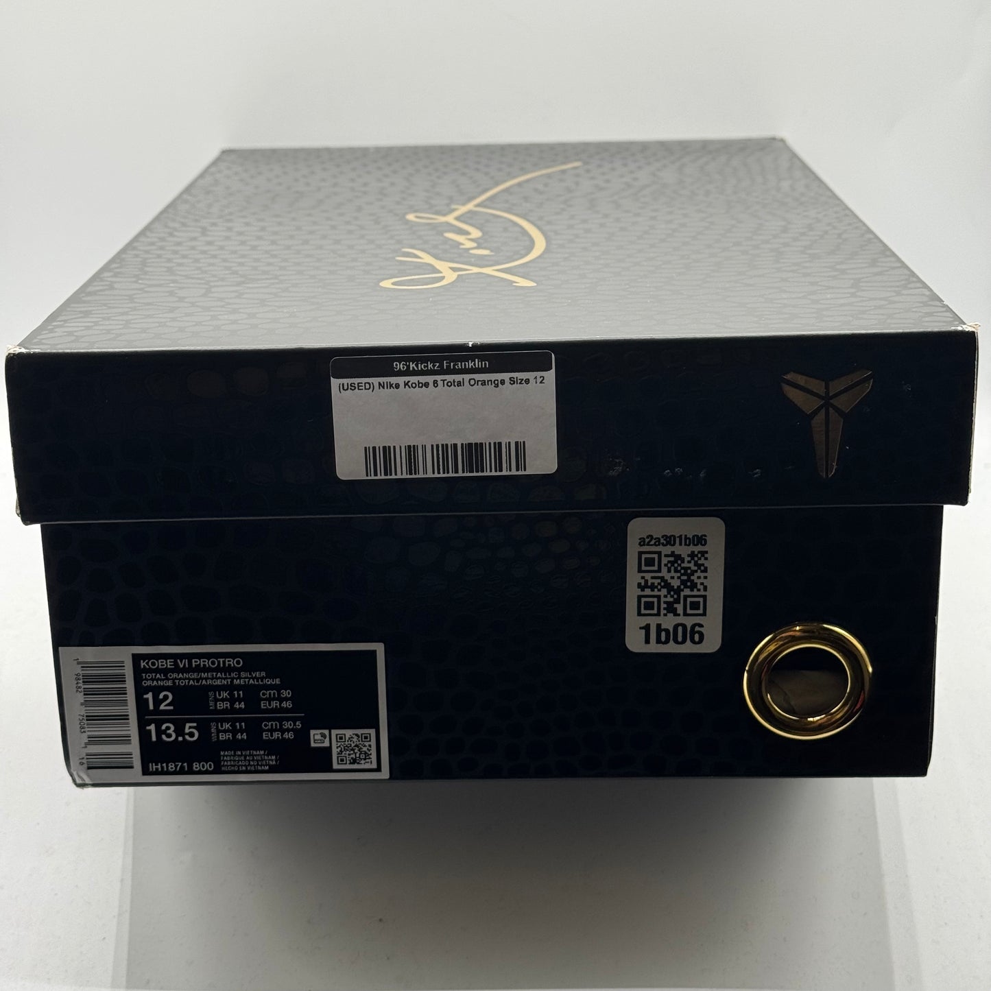 (USED) Nike Kobe 6 Total Orange Size 12