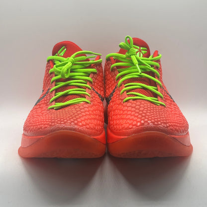 (USED NO BOX) Nike Kobe 6 Protro Reverse Grinch Size 13