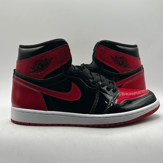 (USED) Jordan 1 High Patent Bred Size 9