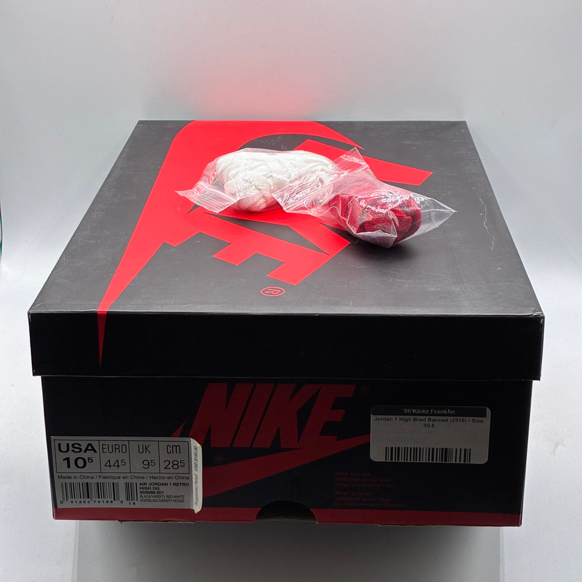 (USED) Jordan 1 High Bred Banned (2016) Size 10.5
