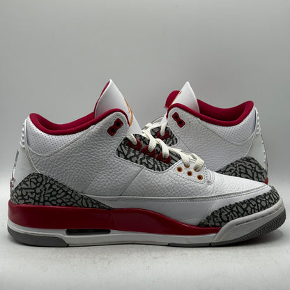 (Used) Jordan 3 Cardinal Size 10.5